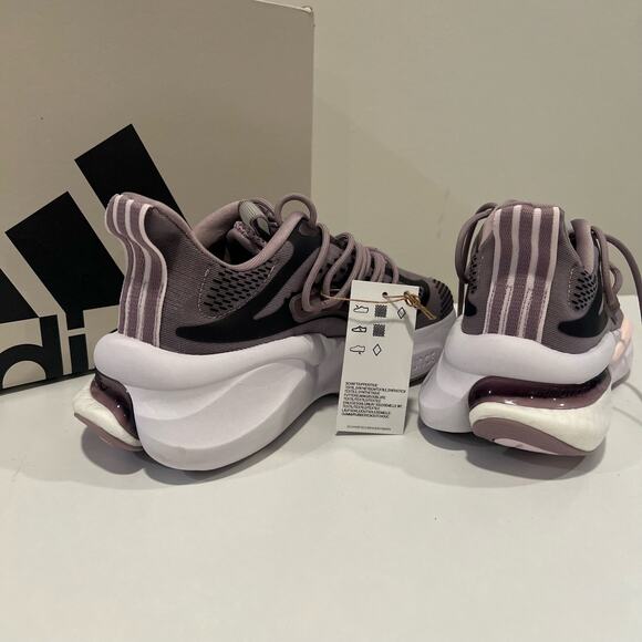 NIB Adidas Lifestyle Alphaboost Running Shoe Purple Size 8.5 - Picture 5 of 9